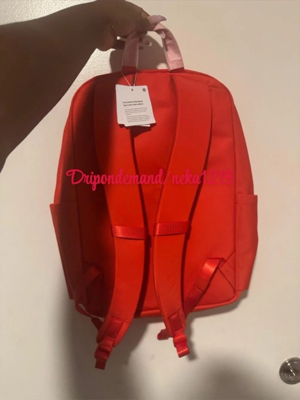 Lululemon Everywhere Backpack 22L- Cherry Ember/Wacky Khaki